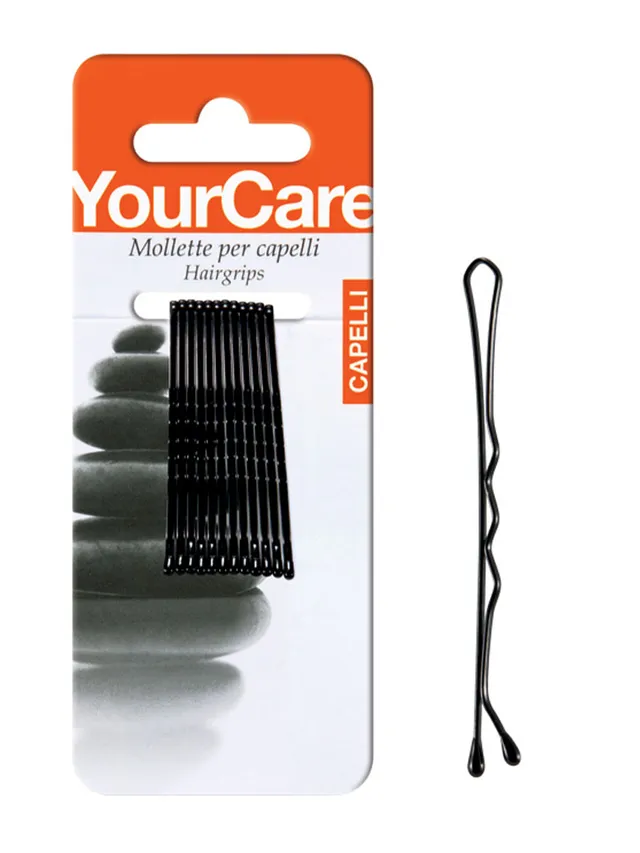 Simca M20N mollette capelli nere 2” 12 pezzi