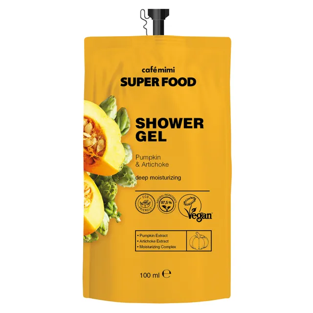 Café Mimi 3184 Gel Doccia Zucca e Carciofo 100 ml Idratazione