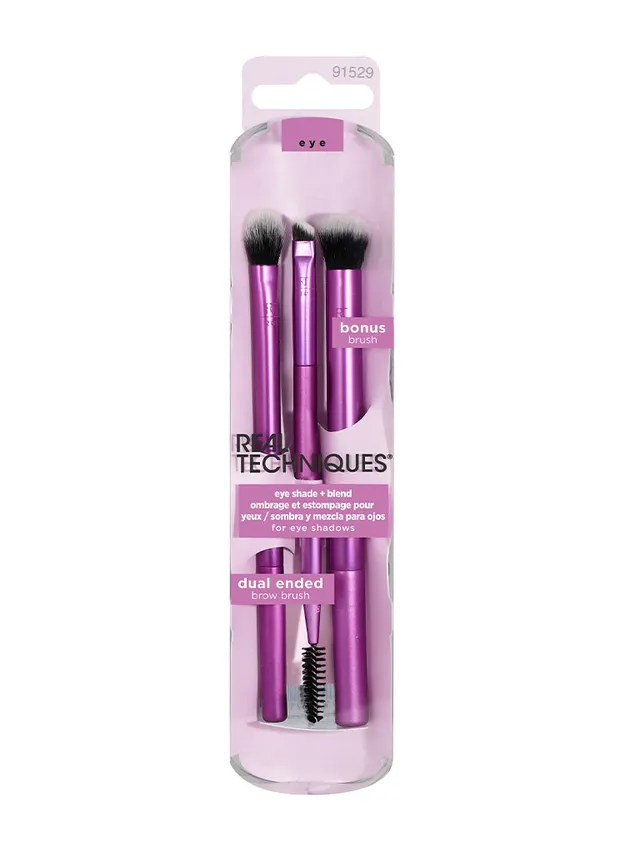 Real Techniques Eye Shade + Blend set pennelli occhi 3 pezzi