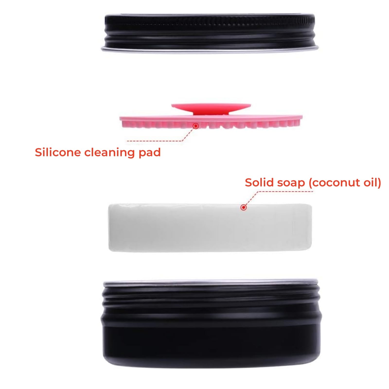 DUcare Detergente Pennelli sapone solido set pulito silicone