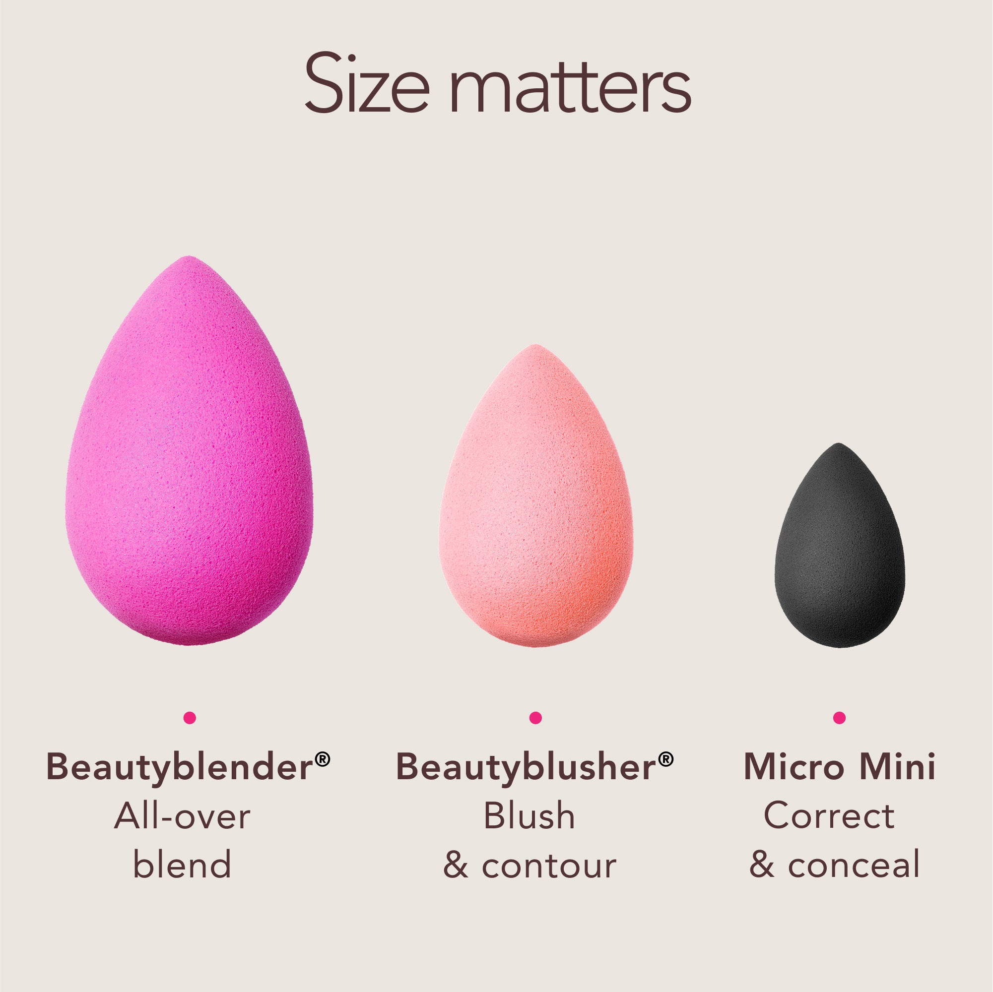 Beautyblender Beautyblusher Cheeky Mid-Sized spugna blush