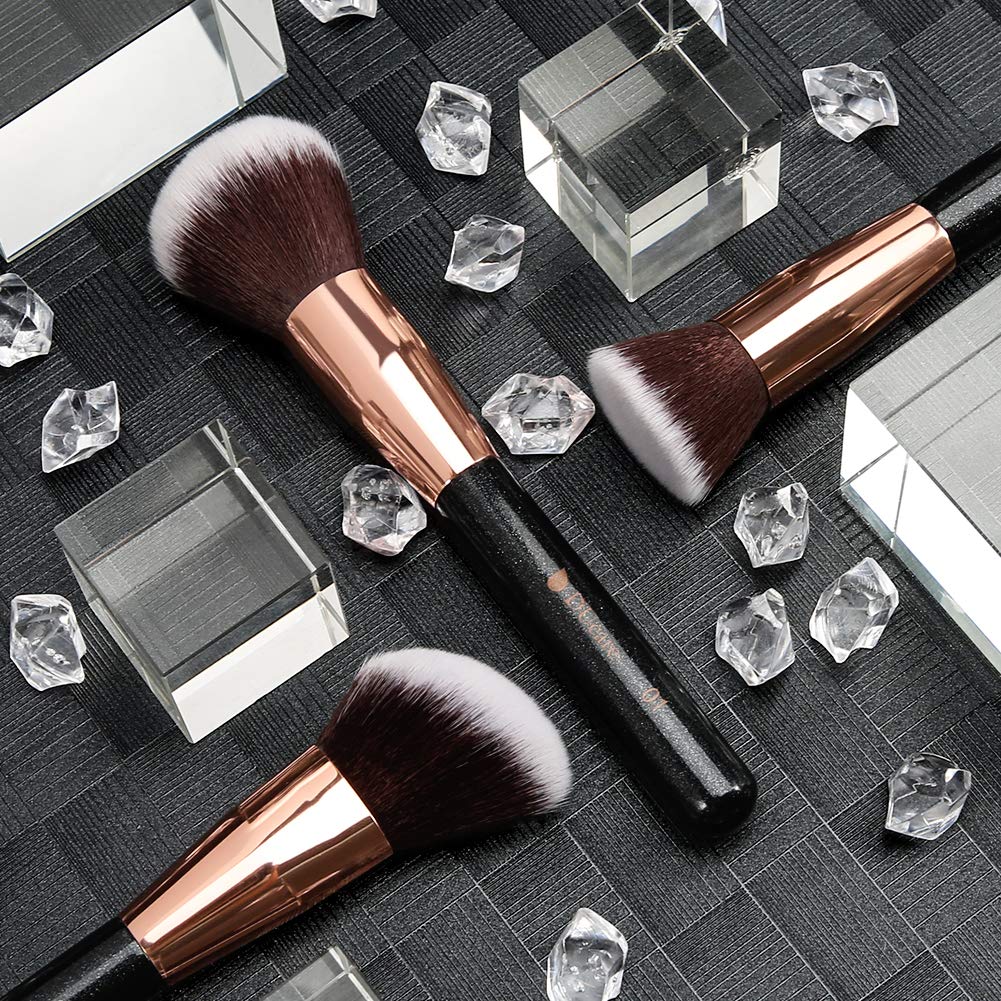 Ducare Set 9 Pennelli Trucco Occhi Kabuki Sintetici