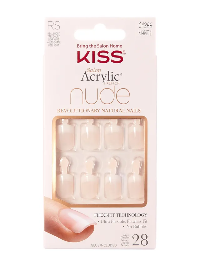 KISS Salon Acrylic Breathtaking unghie finte 28 pezzi french