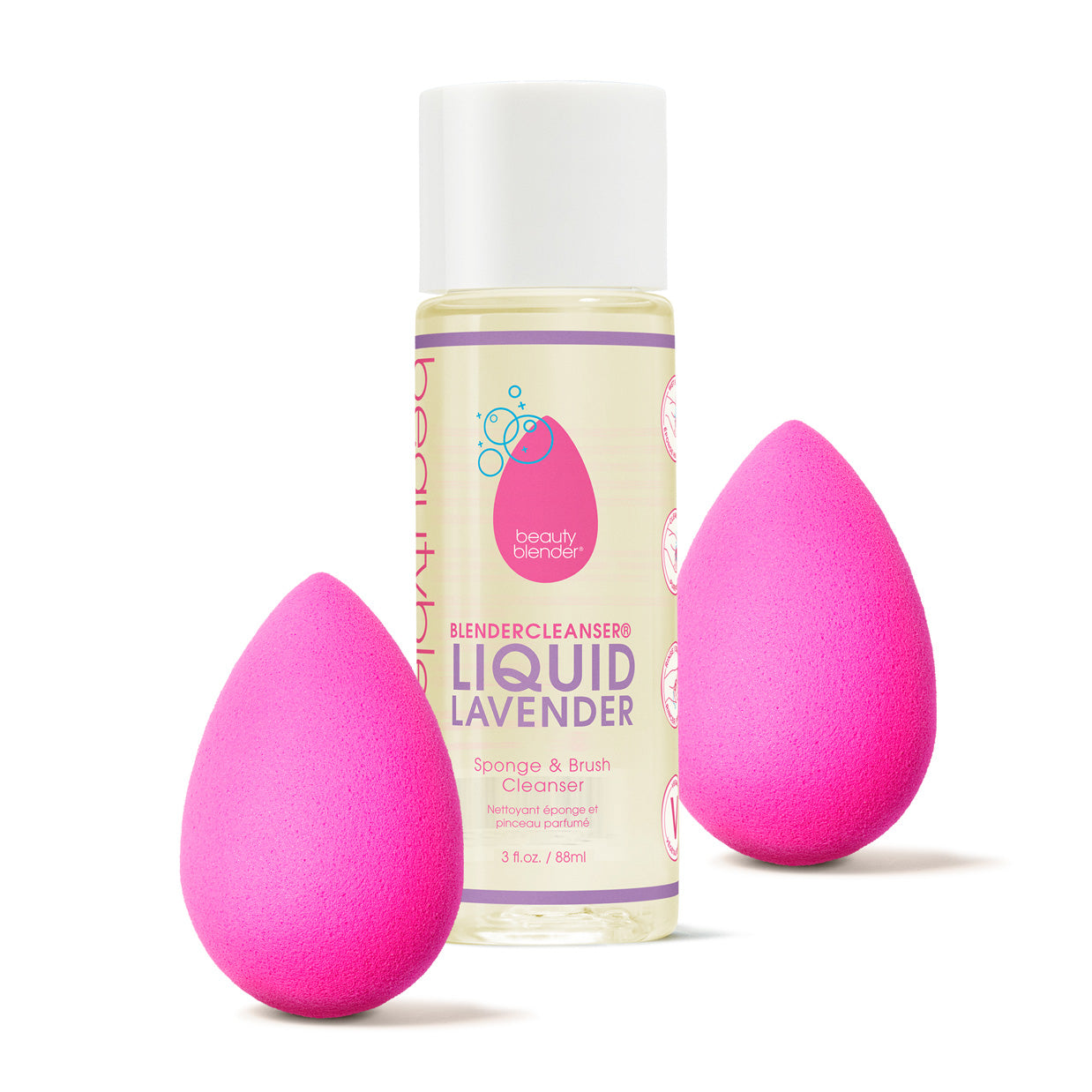Beautyblender Back 2 Basics set spugna + detergente 3 pezzi