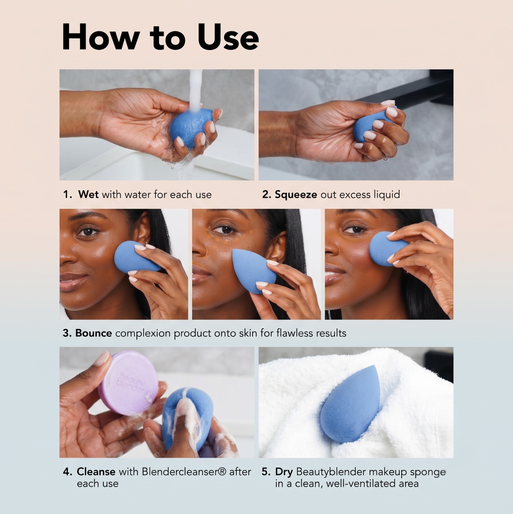 Beautyblender Denim Spugnetta Trucco Edizione Limitata