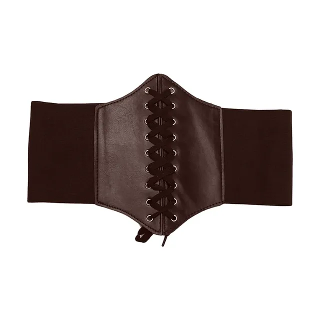 SJBAUTYO Cintura Corsetto Elastica Marrone Larga