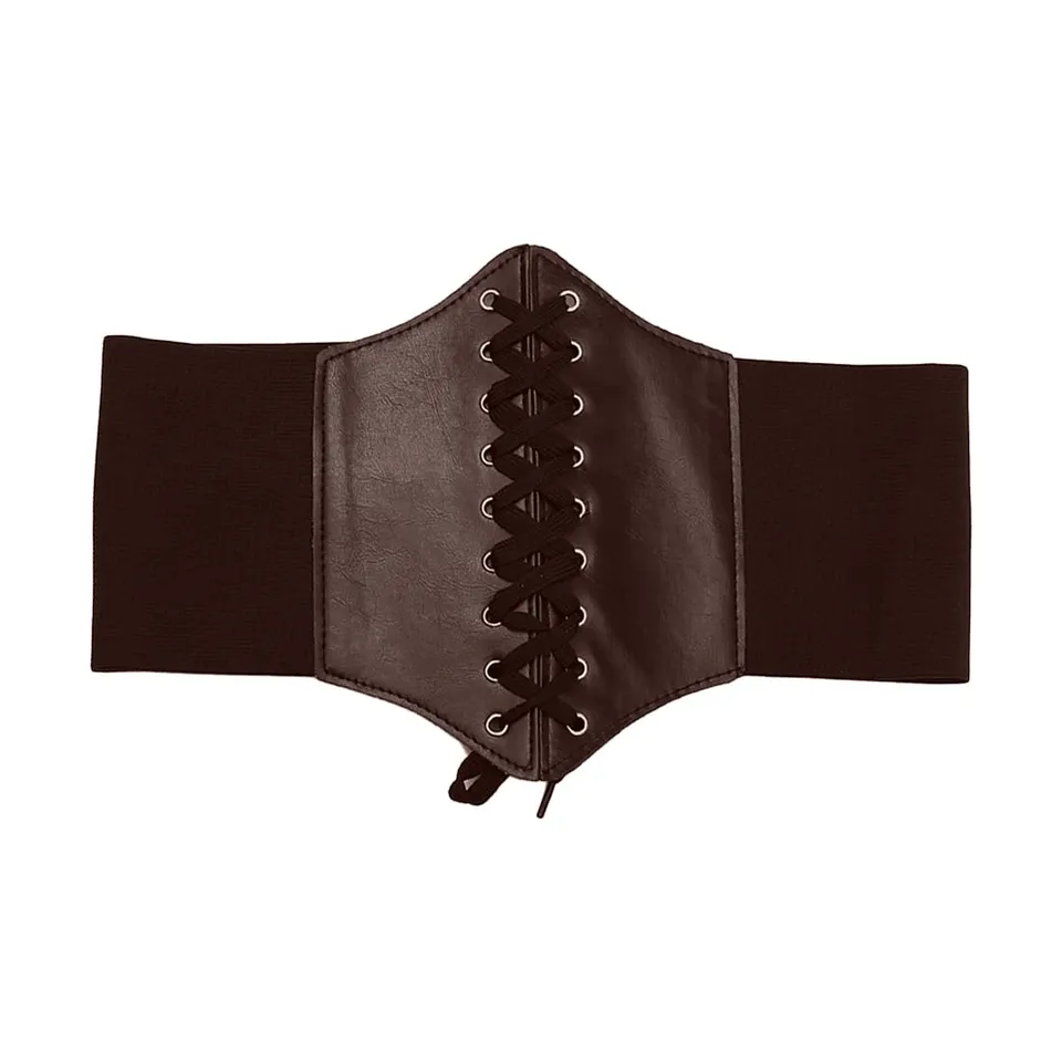 SJBAUTYO Cintura Corsetto Elastica Marrone Larga