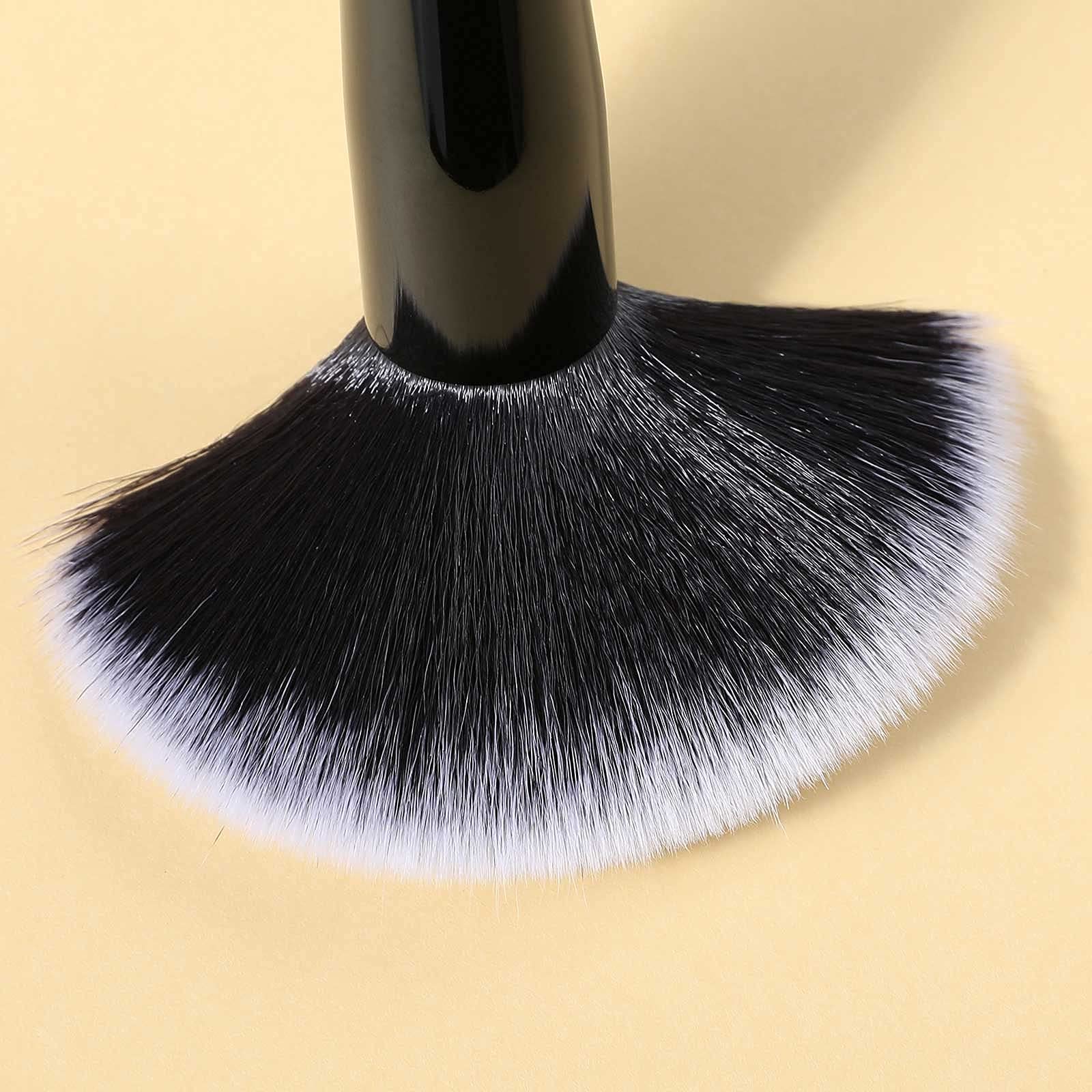 DUcare Set 20Pz Pennelli Trucco Nero fibre sintetiche