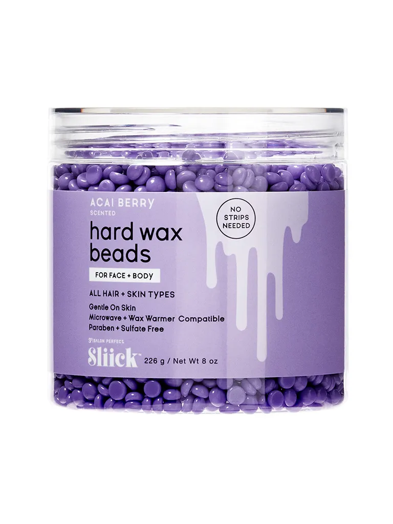 Sliick Acai Hard Wax Beads Cera 226 g Viso Corpo