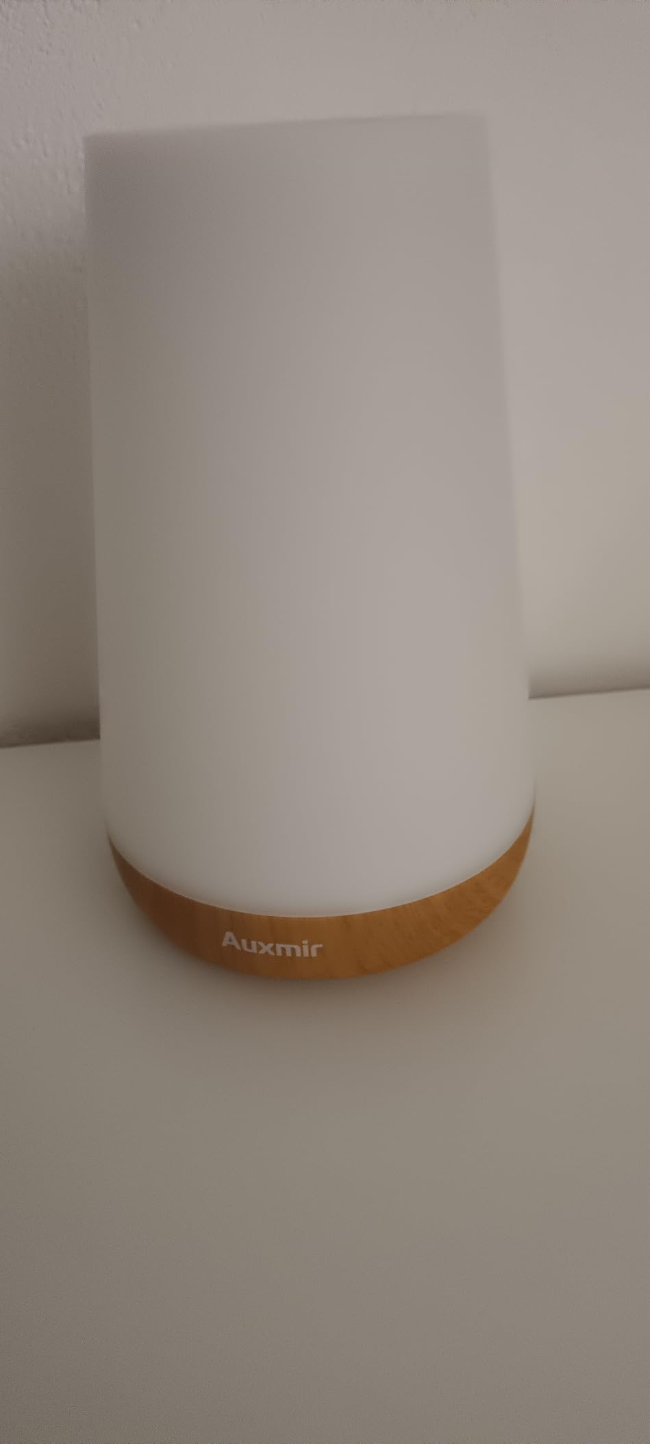 Auxmir Lampada da Comodino Touch Marrone LED RGB Ricaricabile