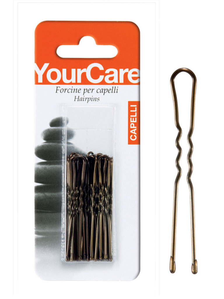 Simca F20PC forcine capelli pesanti castano 30 pz
