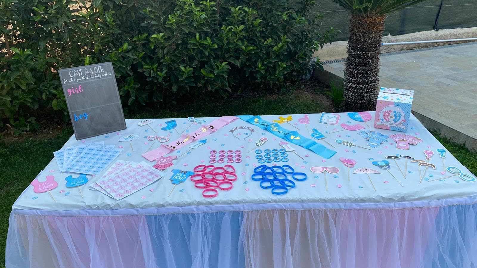 SJBAUTYO Set Baby Shower Fascia e Sash 3 Pezzi