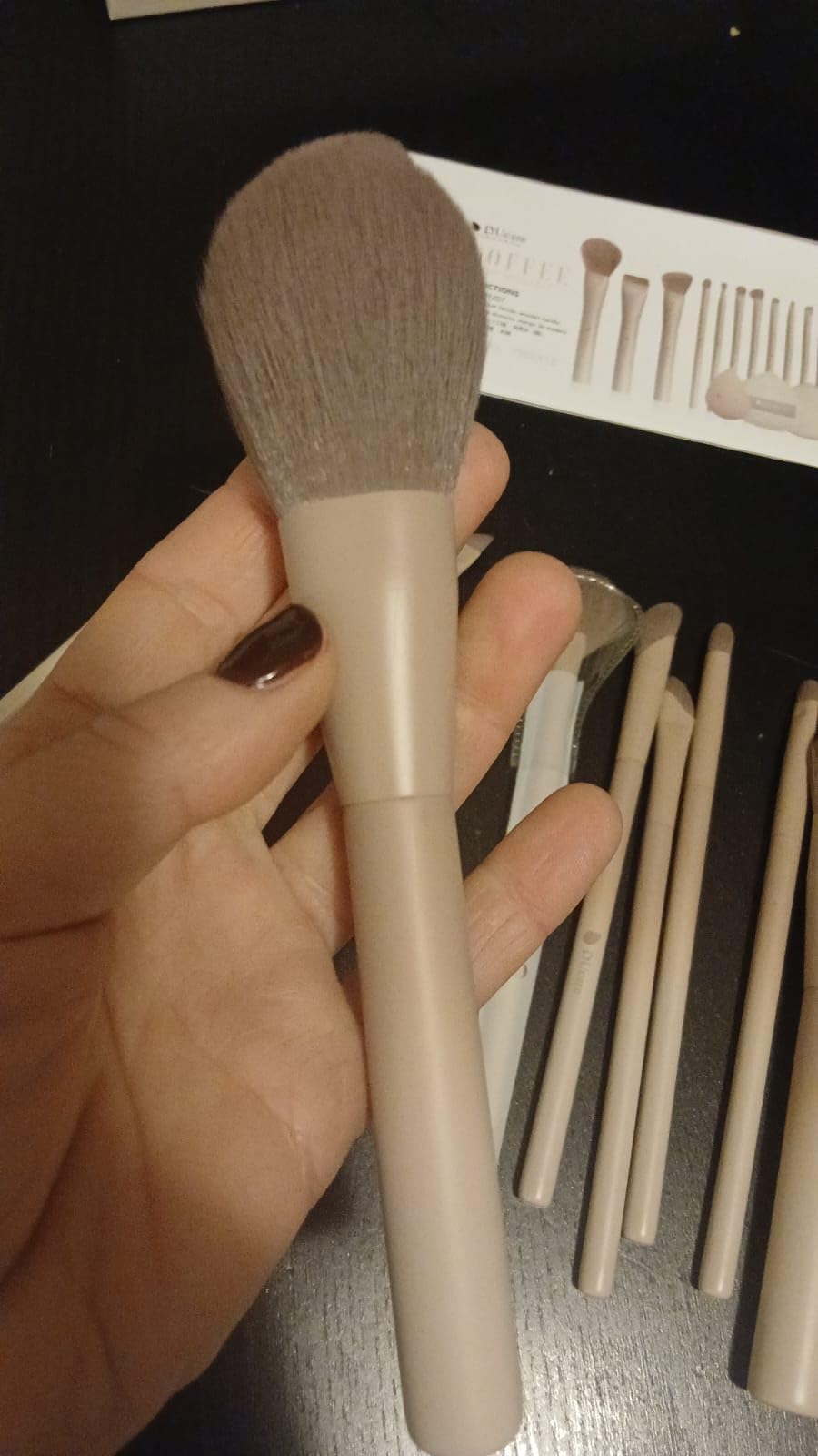 DUcare Set Pennelli Trucco 14 Pezzi Fibre Sintetiche