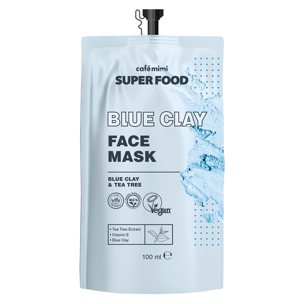 Café Mimi Superfood Maschera Viso Argilla Blu Tea Tree