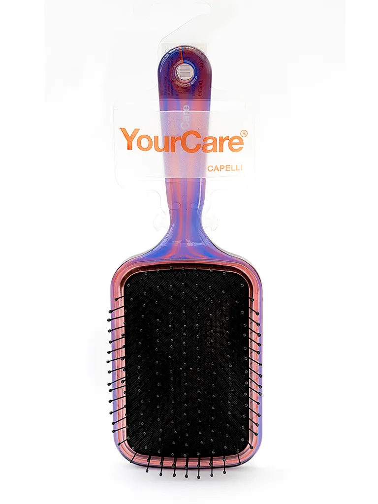 YourCare Spazzola Capelli Quadrata Mauve districante
