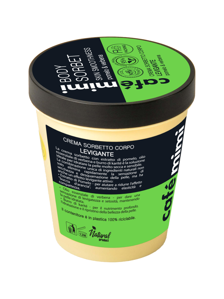 Café Mimi Crema Sorbetto Corpo Levigante 220ml pomelo e karité