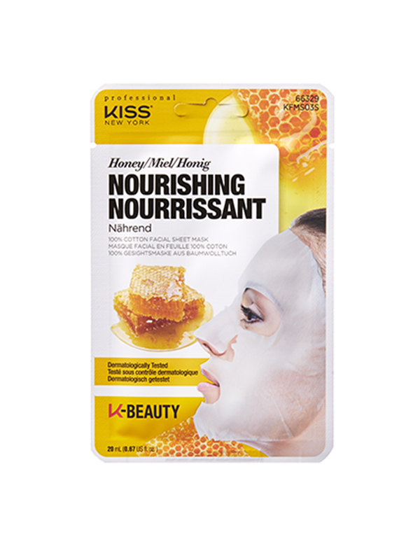 Kiss KFMS03S maschera viso miele cotone