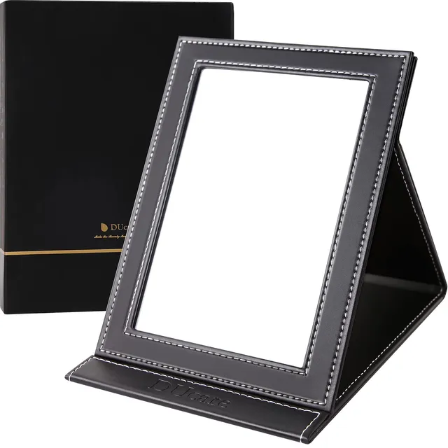DUcare Specchio Trucco Pieghevole Portatile Grande 20,3x15,2 cm