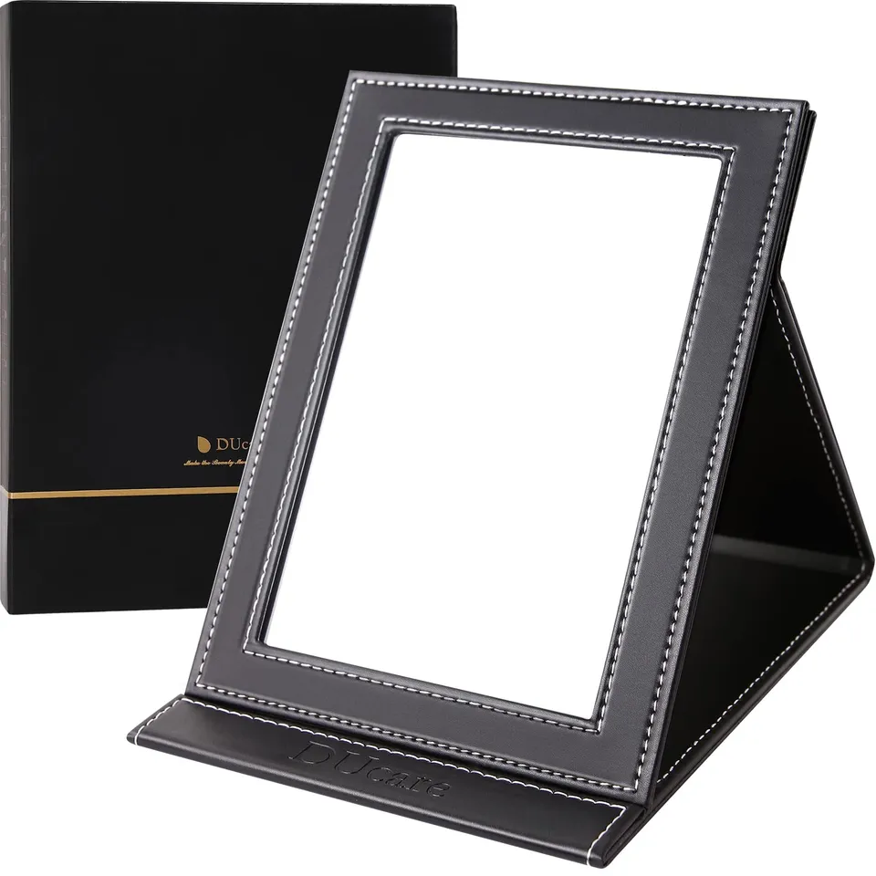 DUcare Specchio Trucco Pieghevole Portatile Grande 20,3x15,2 cm