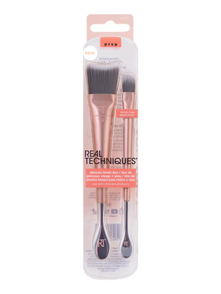 Real Techniques Skincare Brush Duo pennelli viso 2 pezzi