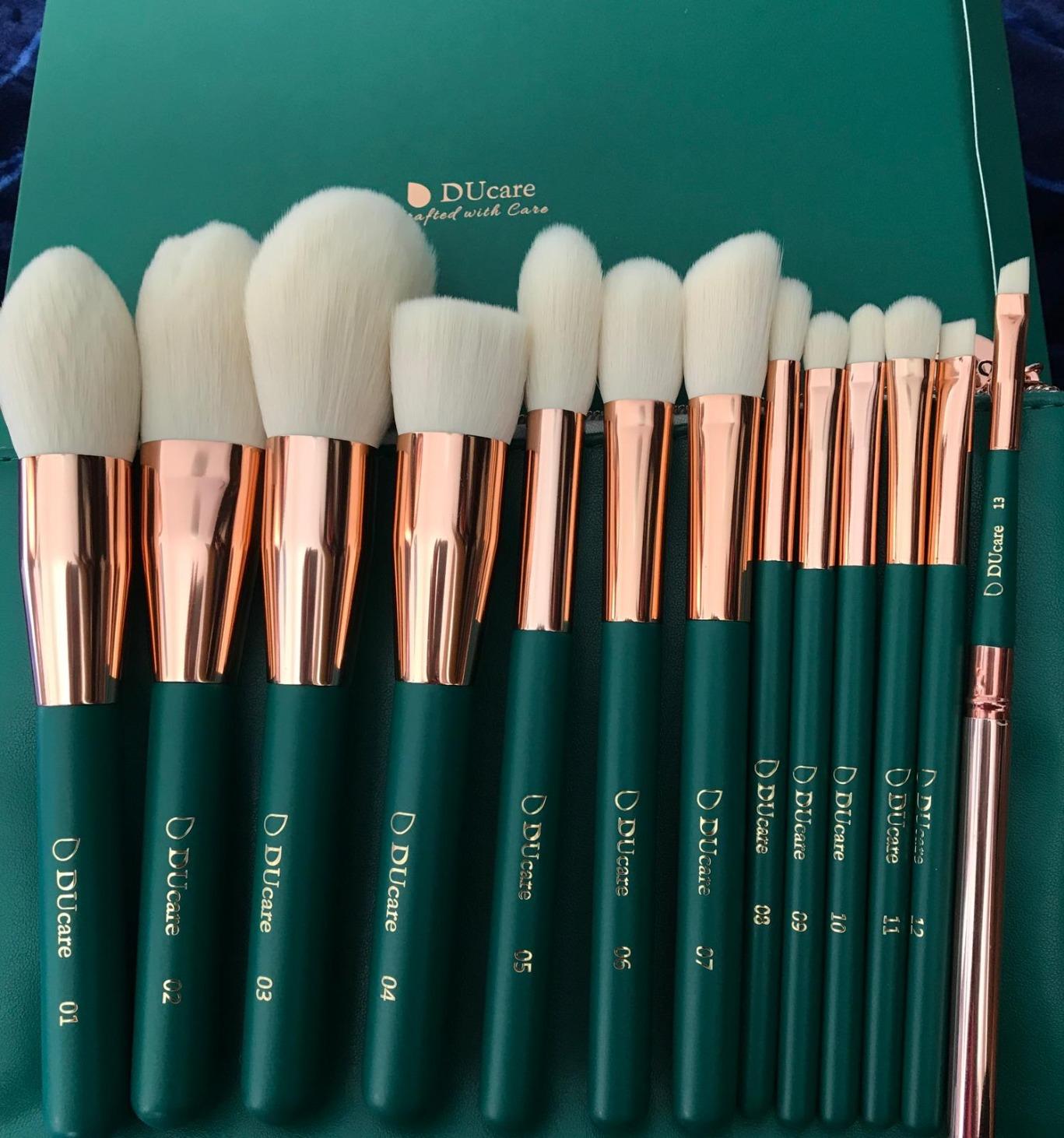 DUcare Set 13 Pennelli Trucco Viso Occhi Vegano