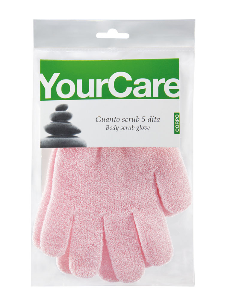 YourCare 85 guanto corpo esfoliante 2 pezzi nylon