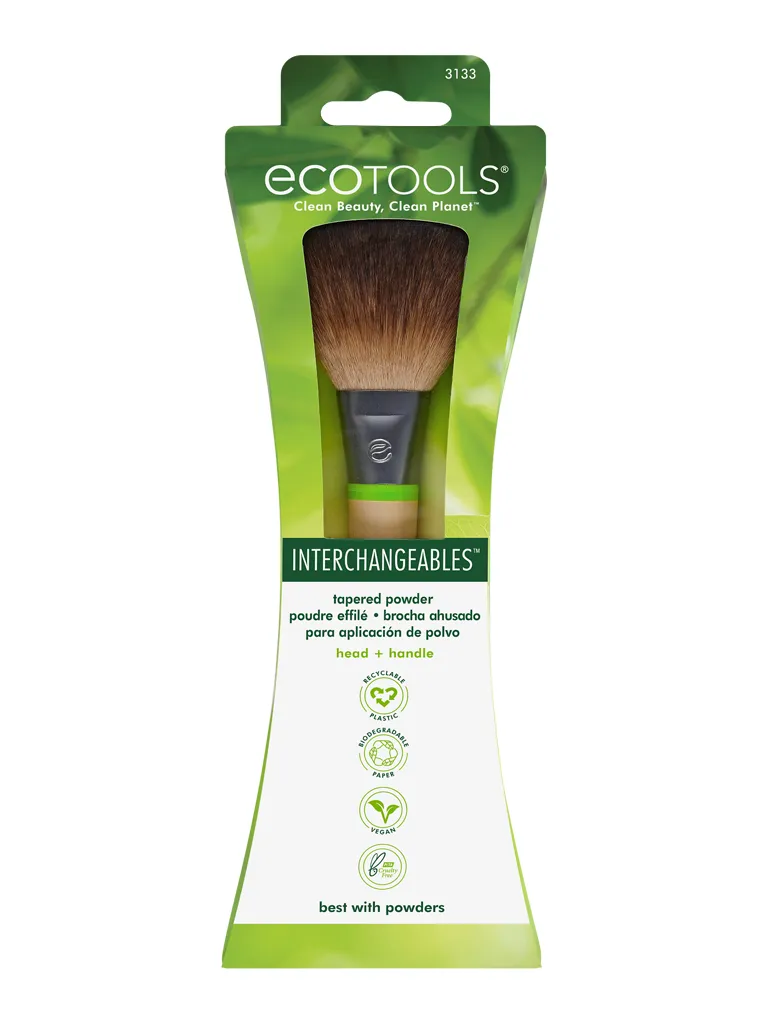 EcoTools Interchangeables Tapered Powder Pennello Polveri Manico