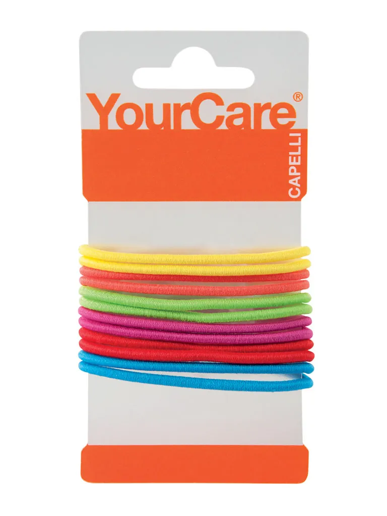 YourCare NoClip Large elastici capelli 12 pz colorati