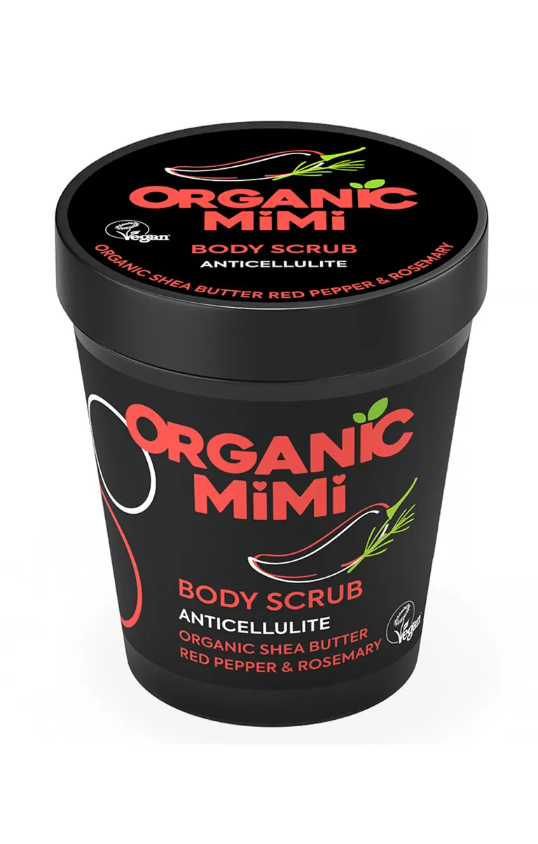 Organic Mimi Anticellulite scrub corpo peperoncino 250 g