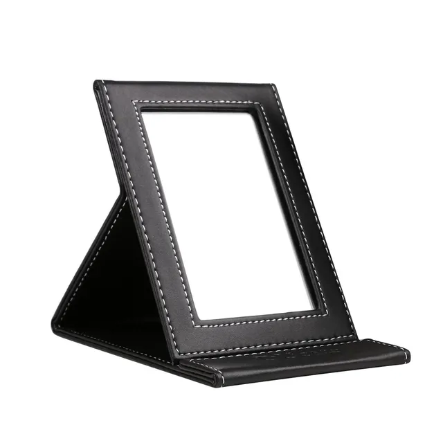 DUcare Specchio Trucco Pieghevole S Nero Pelle PU