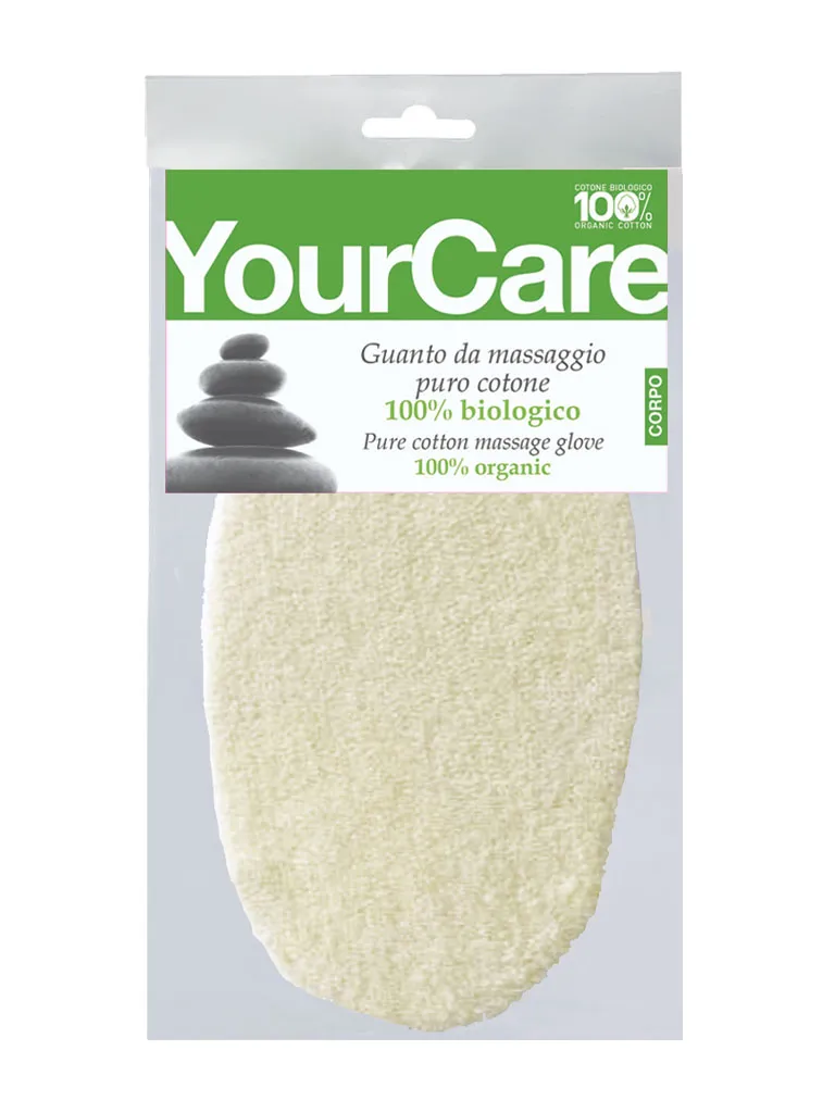 YourCare 26 guanto corpo esfoliante cotone bio