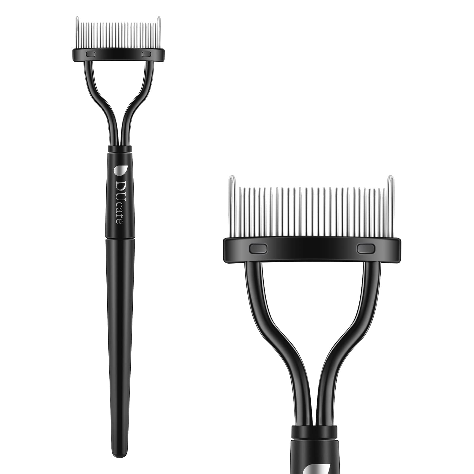 DUcare Pettine Ciglia pieghevole applicatore mascara denti metallo