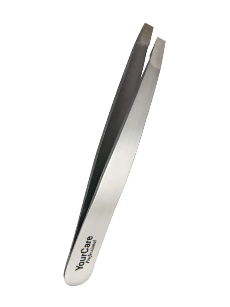 YourCare INOX PRO Obliqua Satinata pinzetta sopracciglia