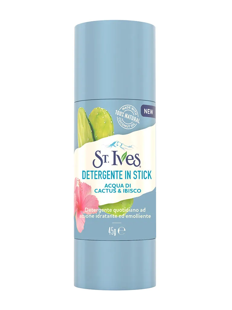 St. Ives detergente viso stick cactus ibisco 45 g