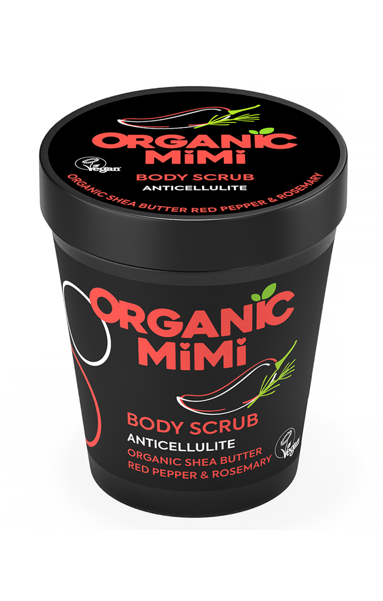 Organic Mimi Anticellulite scrub corpo peperoncino 250 g