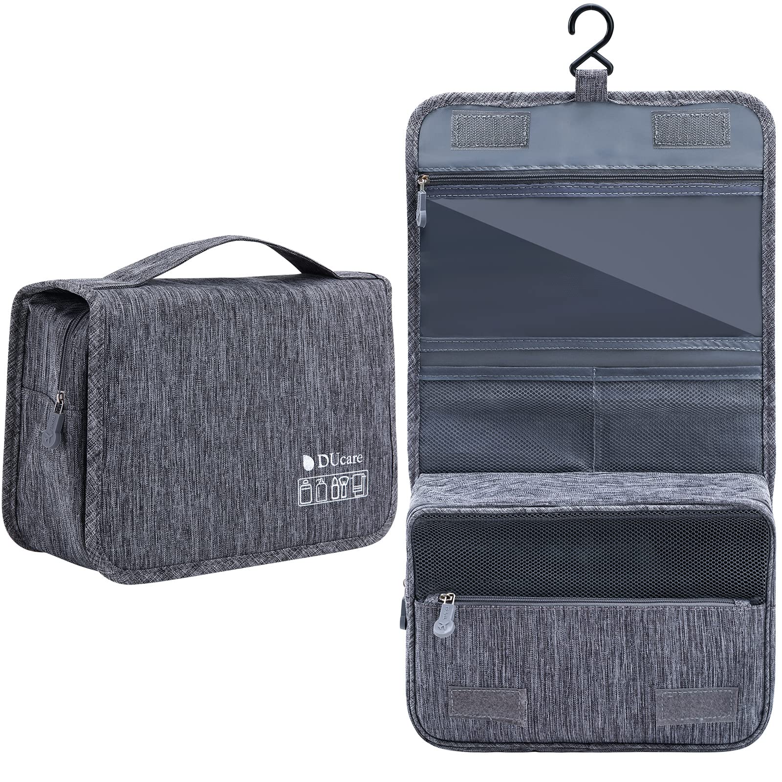 DUcare Borsa Cosmetica Viaggio Grigia Beauty Case