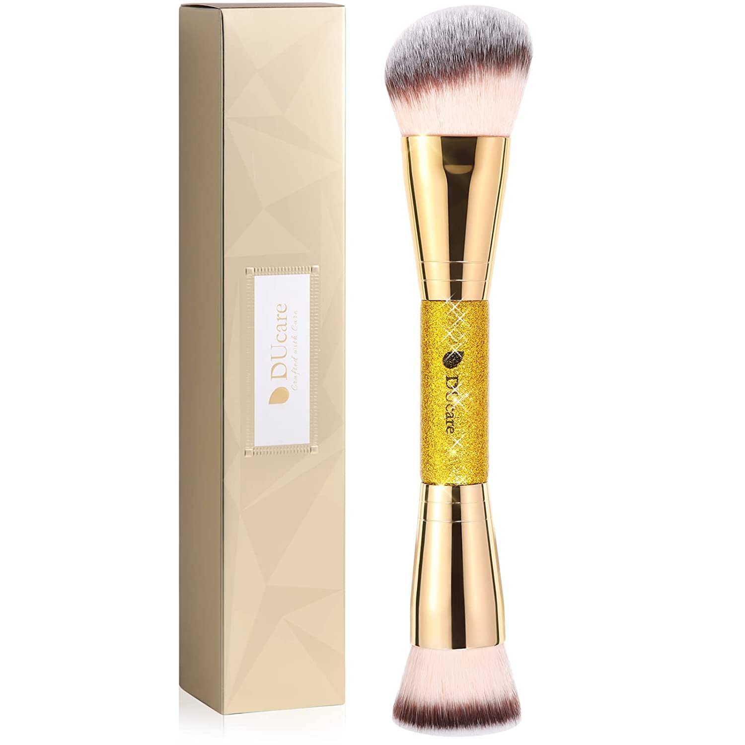 DUcare Foundation Pennello Contouring Bronzer Oro Doppia Punta