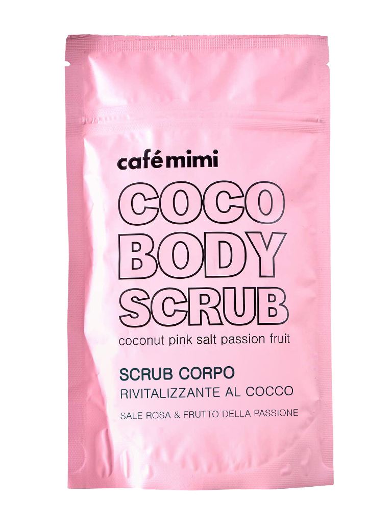 Café Mimi scrub corpo cocco e sale rosa 150 g