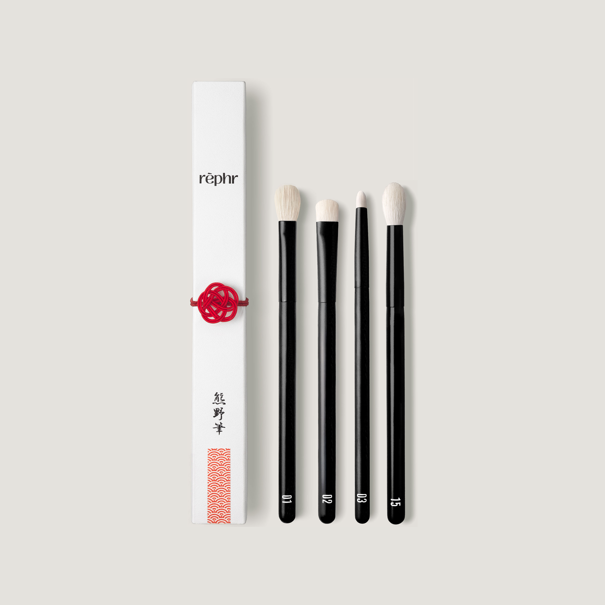 Rephr Core Eye Set 4 Pennelli Occhi Pelo Naturale