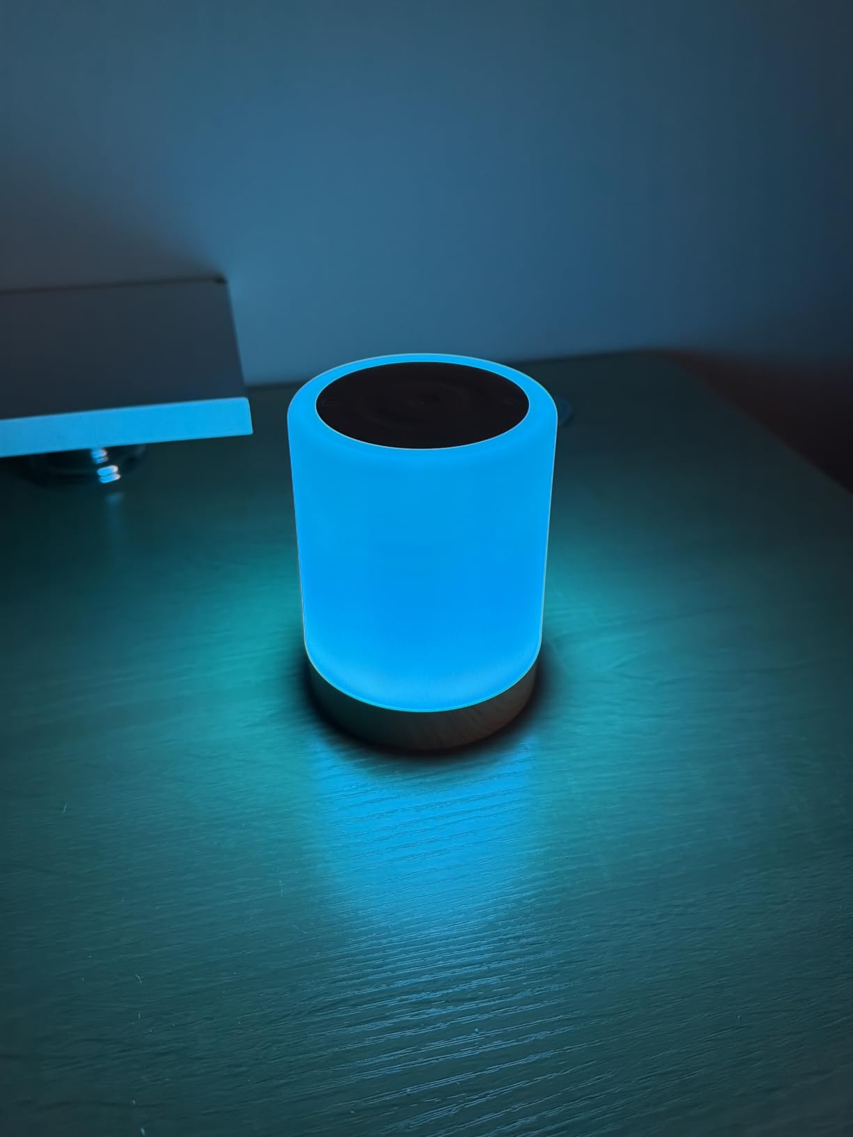 Auxmir Lampada da Comodino LED Touch Marrone 3000mAh