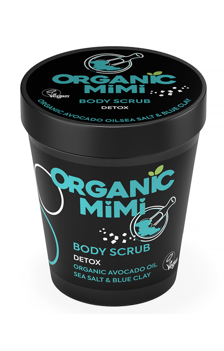 Organic Mimi scrub corpo detox sale marino 280 g