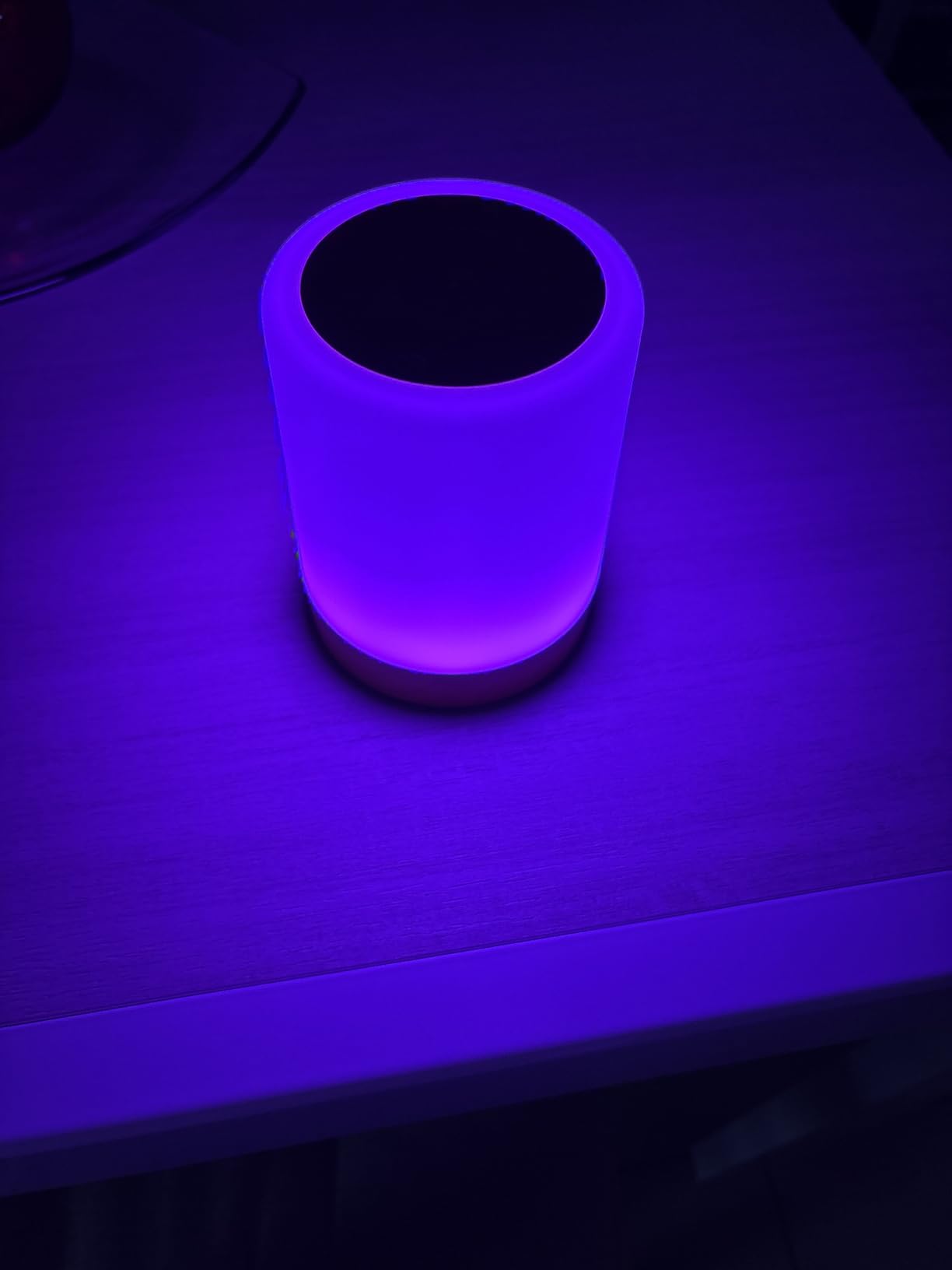 Auxmir Lampada da Comodino LED Touch Marrone 3000mAh