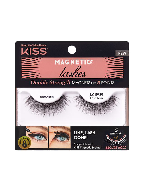 Kiss Magnetic Lashes Tantalize Ciglia Finte KMEL04C 1 Paio