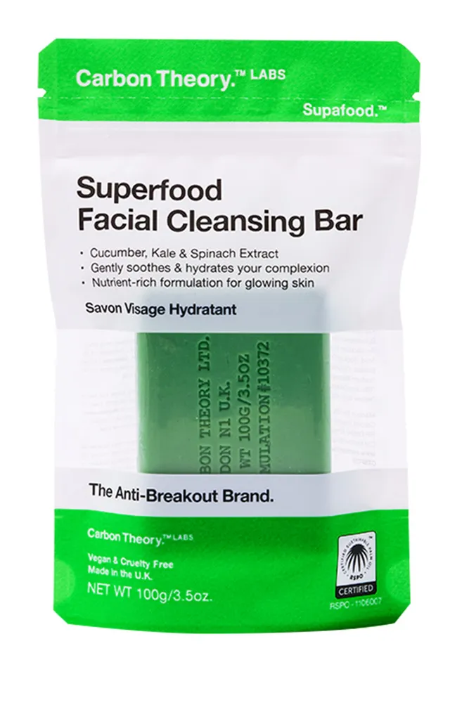 Carbon Theory Superfood detergente solido viso 100 g