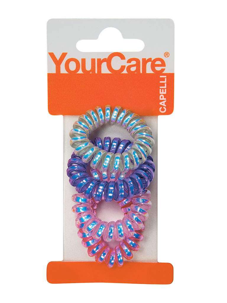 YourCare Phone Small elastici capelli 4 pezzi colorati