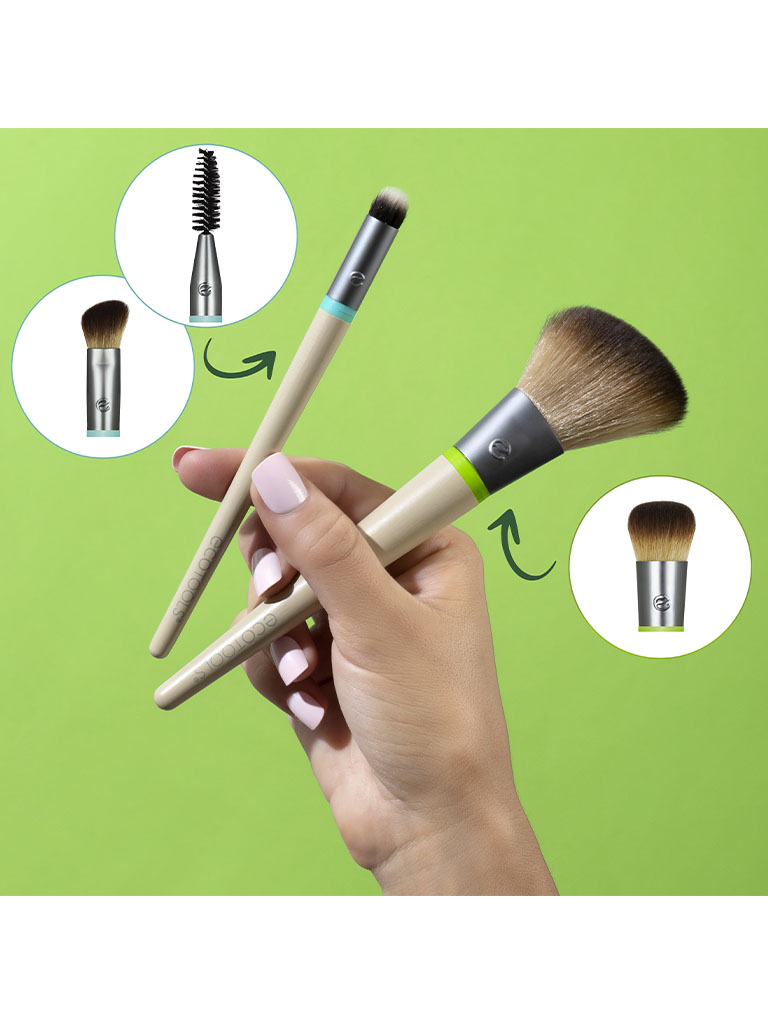 EcoTools Interchangeables Daily Essentials Total Face Kit pennelli