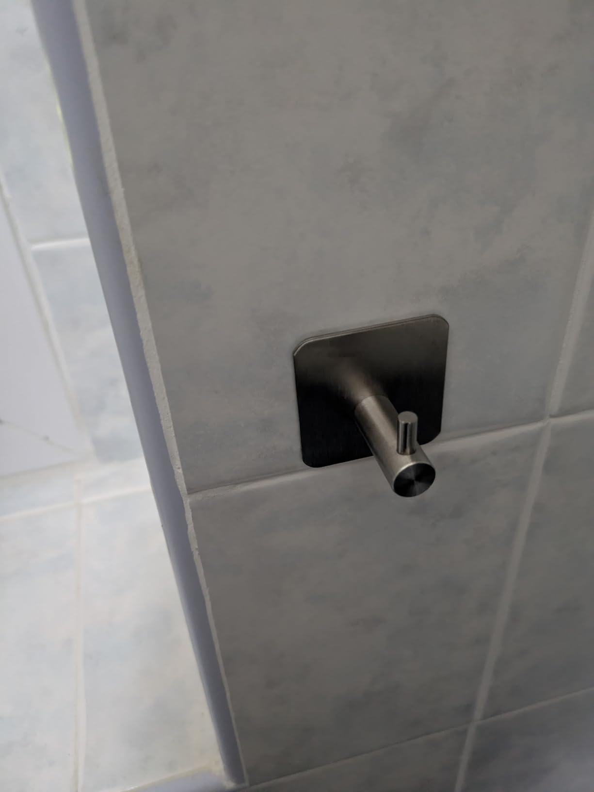 Auxmir Ganci Adesivi Argento-M 6 Pezzi Acciaio Inox