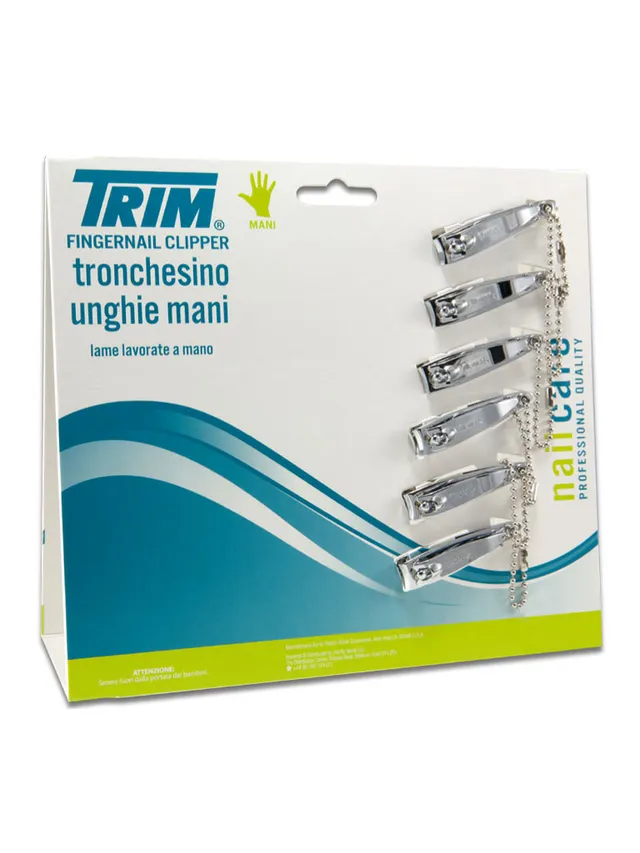Trim 1-25 tronchesino unghie mani catenella 12 pezzi
