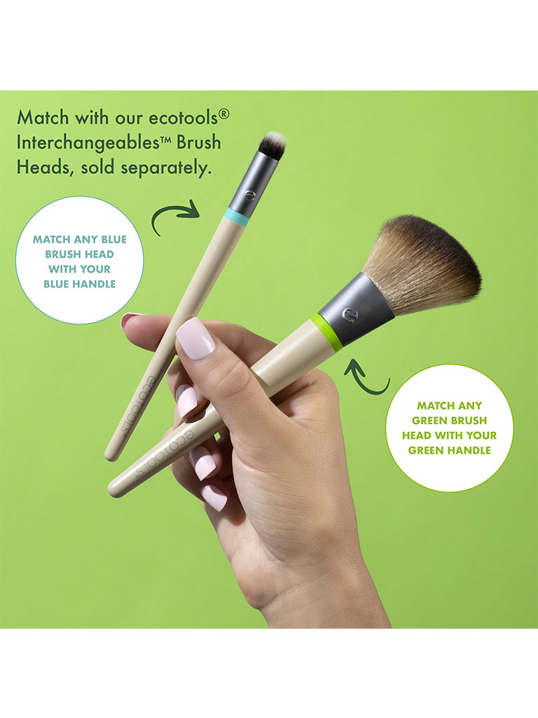 EcoTools Interchangeables Handle Duo manici pennelli 2 pezzi viso