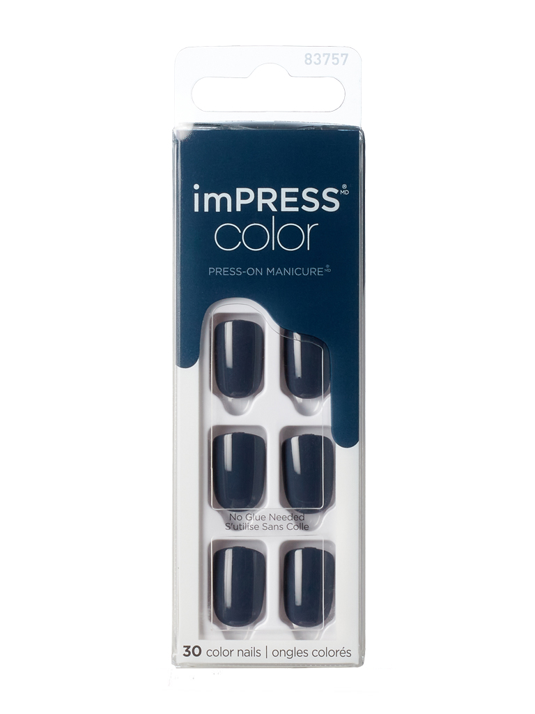 KISS imPRESS Color Graytitude unghie finte 30 pz senza colla